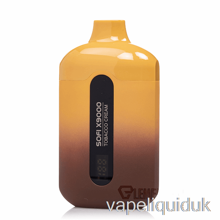 SOFI X9000 0% Zero Nicotine Smart Disposable Tobacco Cream Vape Liquid